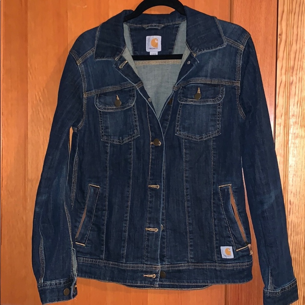 Carhartt Denim Jacket with zippered pockets